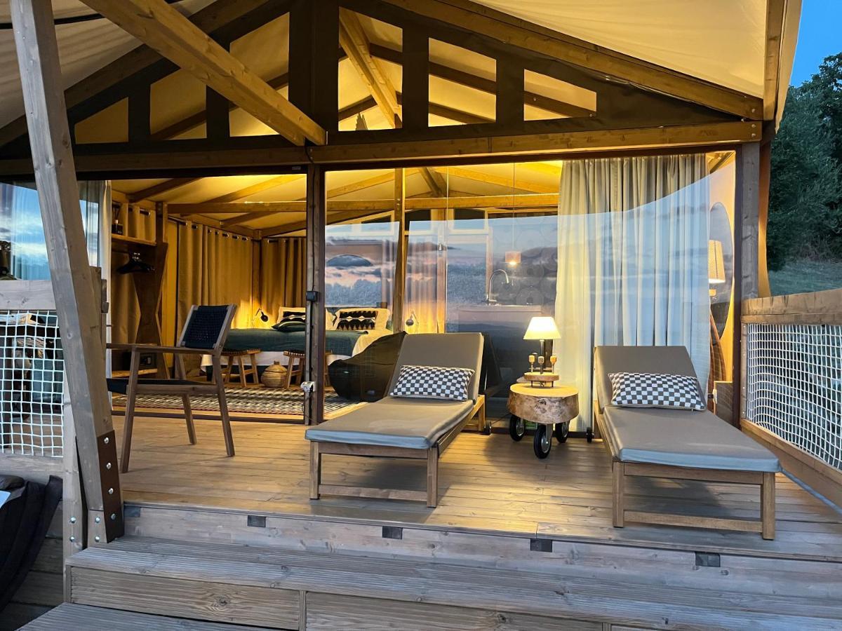 ホテル Glamping - Il Giardino Di San Giorgio "Armida" Montorgiali エクステリア 写真