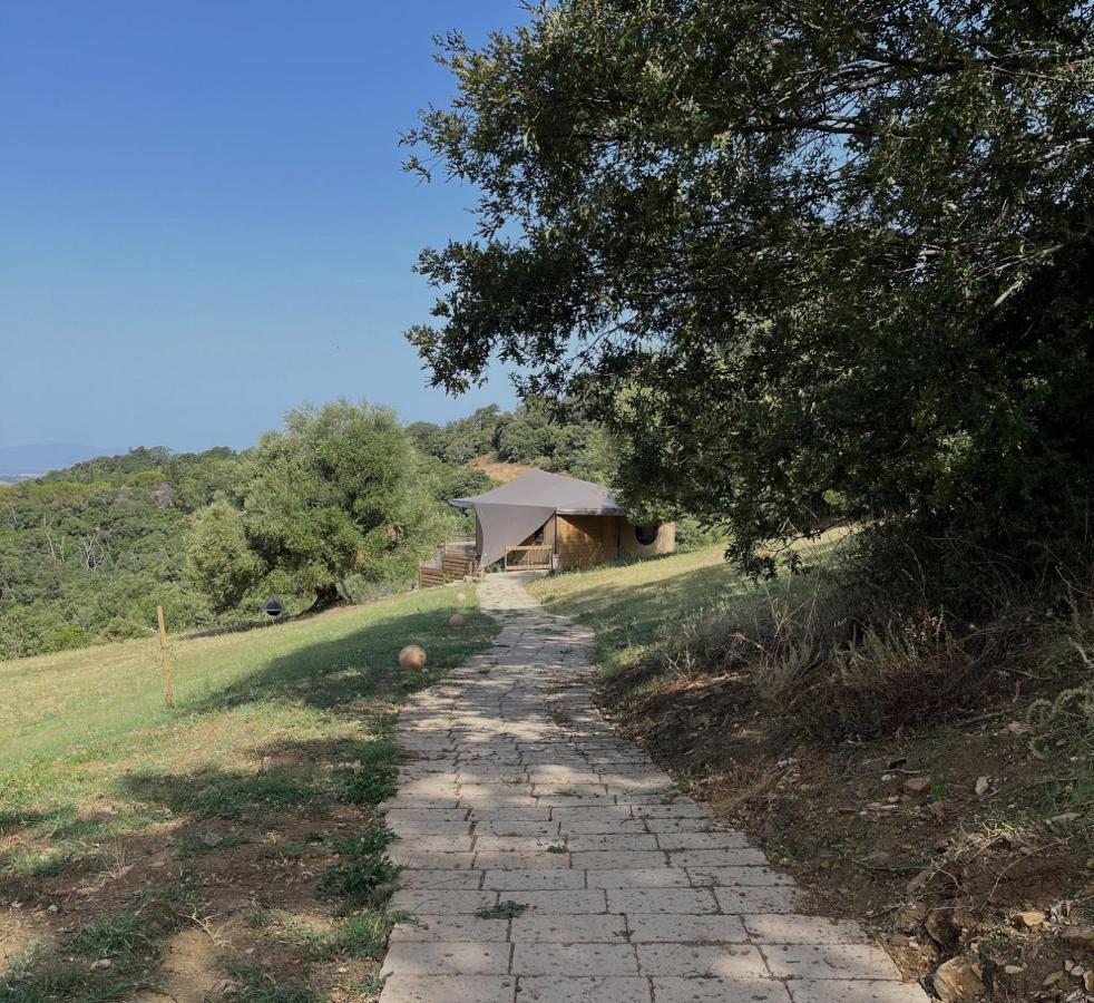 ホテル Glamping - Il Giardino Di San Giorgio "Armida" Montorgiali エクステリア 写真