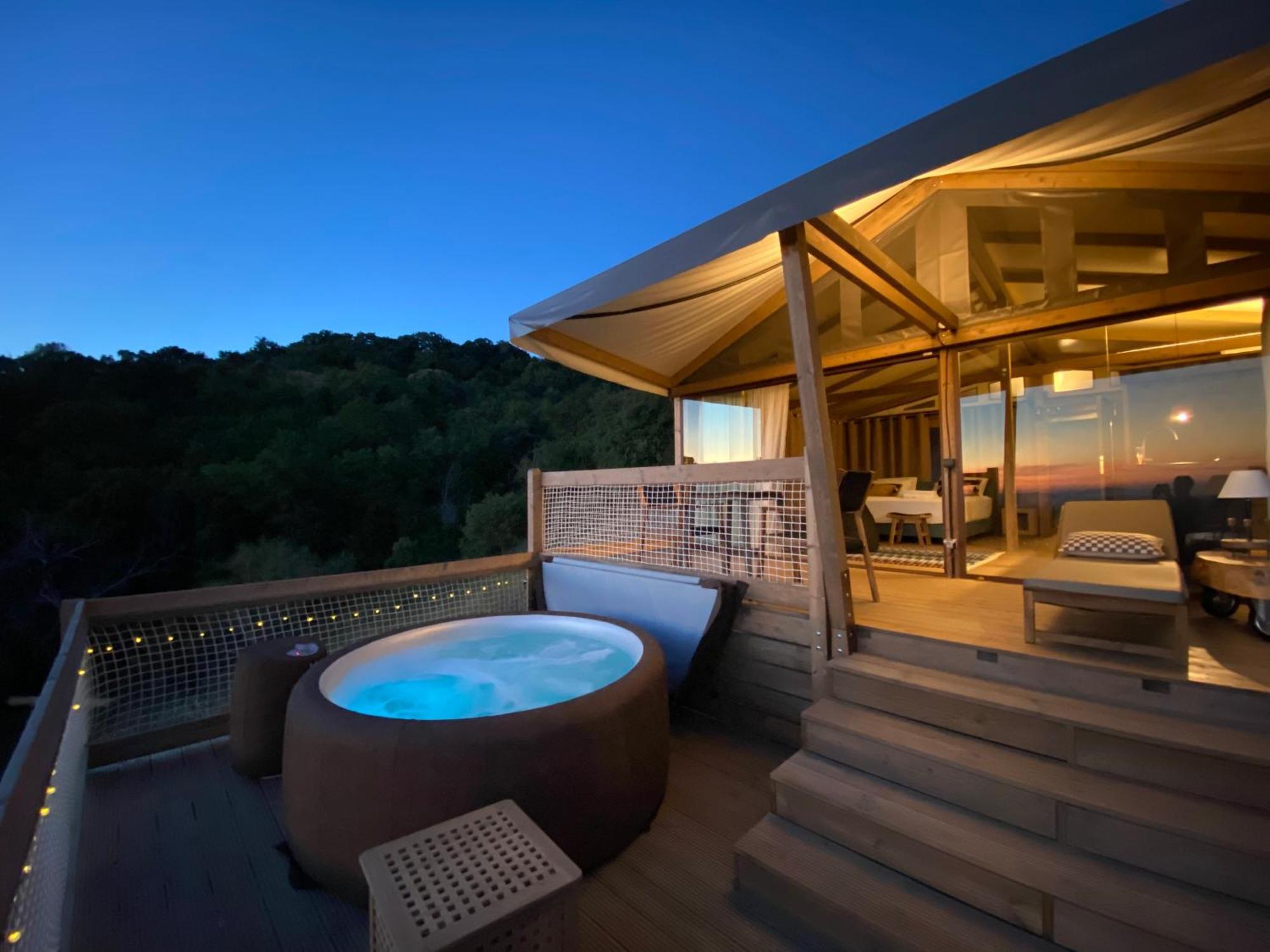 ホテル Glamping - Il Giardino Di San Giorgio "Armida" Montorgiali エクステリア 写真