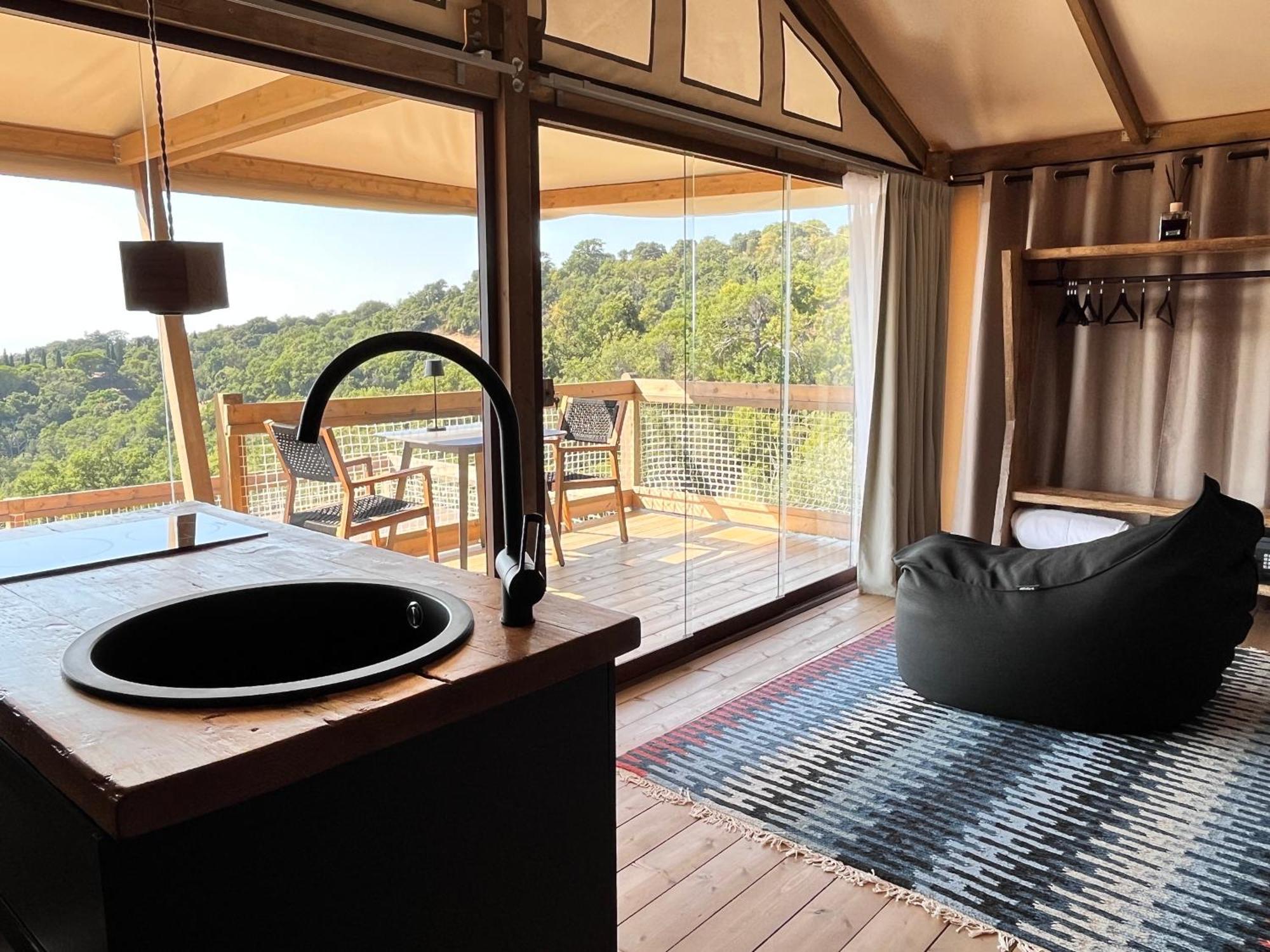 ホテル Glamping - Il Giardino Di San Giorgio "Armida" Montorgiali エクステリア 写真
