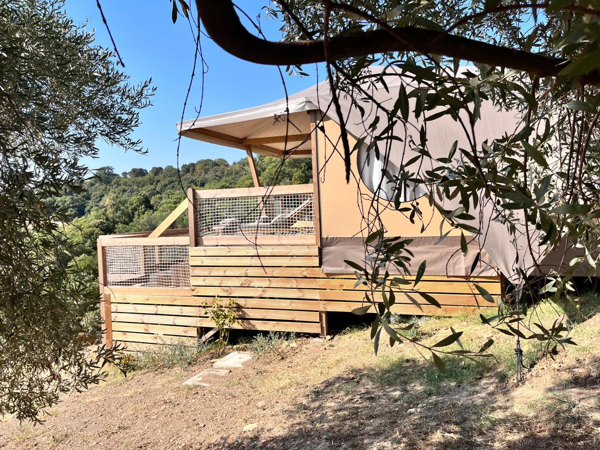 ホテル Glamping - Il Giardino Di San Giorgio "Armida" Montorgiali エクステリア 写真